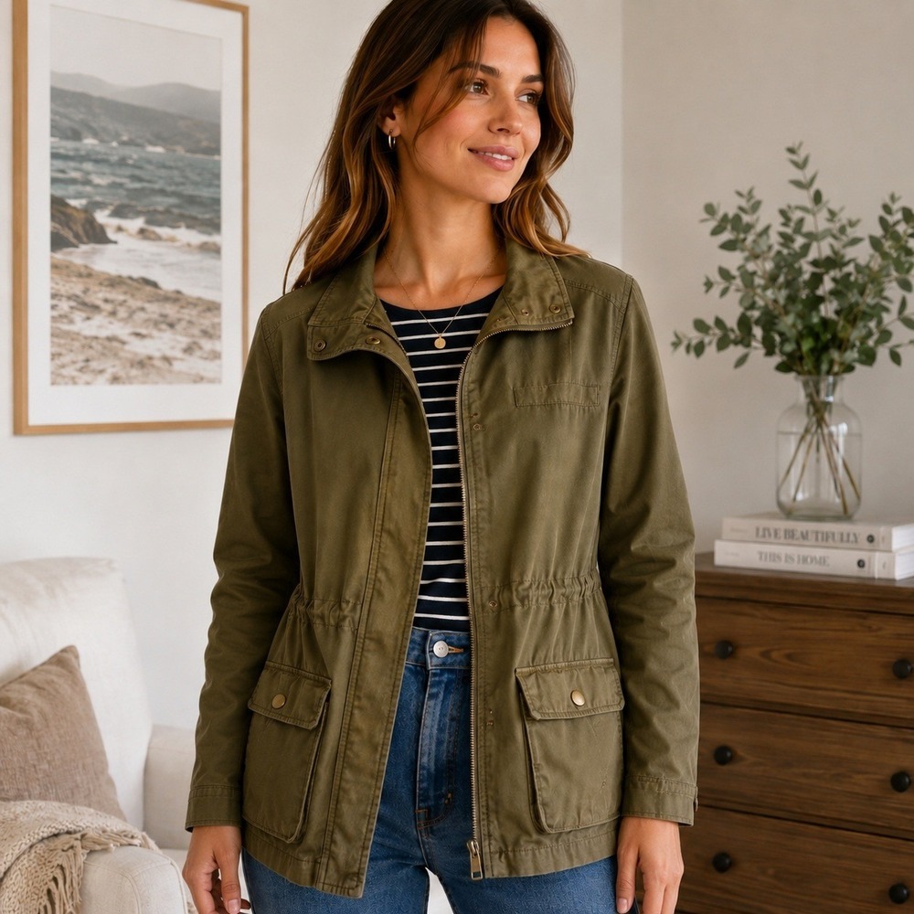GAP Olive Green Utility Jacket